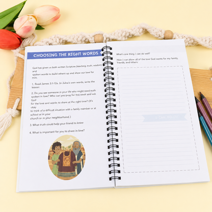 The 52-Week Bible Study Journal for Kids
