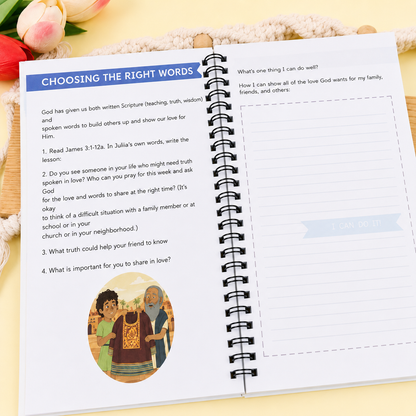 The 52-Week Bible Study Journal for Kids