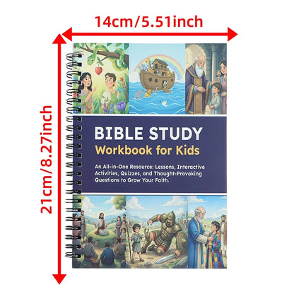 Hot selling Bible children's enlightenment learning manual: courses, activities, tests, and questions to deepen faith