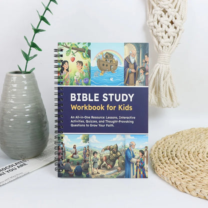 Hot selling Bible children's enlightenment learning manual: courses, activities, tests, and questions to deepen faith