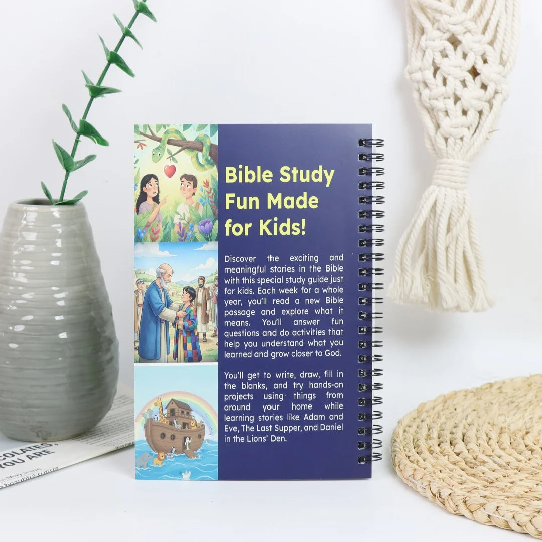 Hot selling Bible children's enlightenment learning manual: courses, activities, tests, and questions to deepen faith