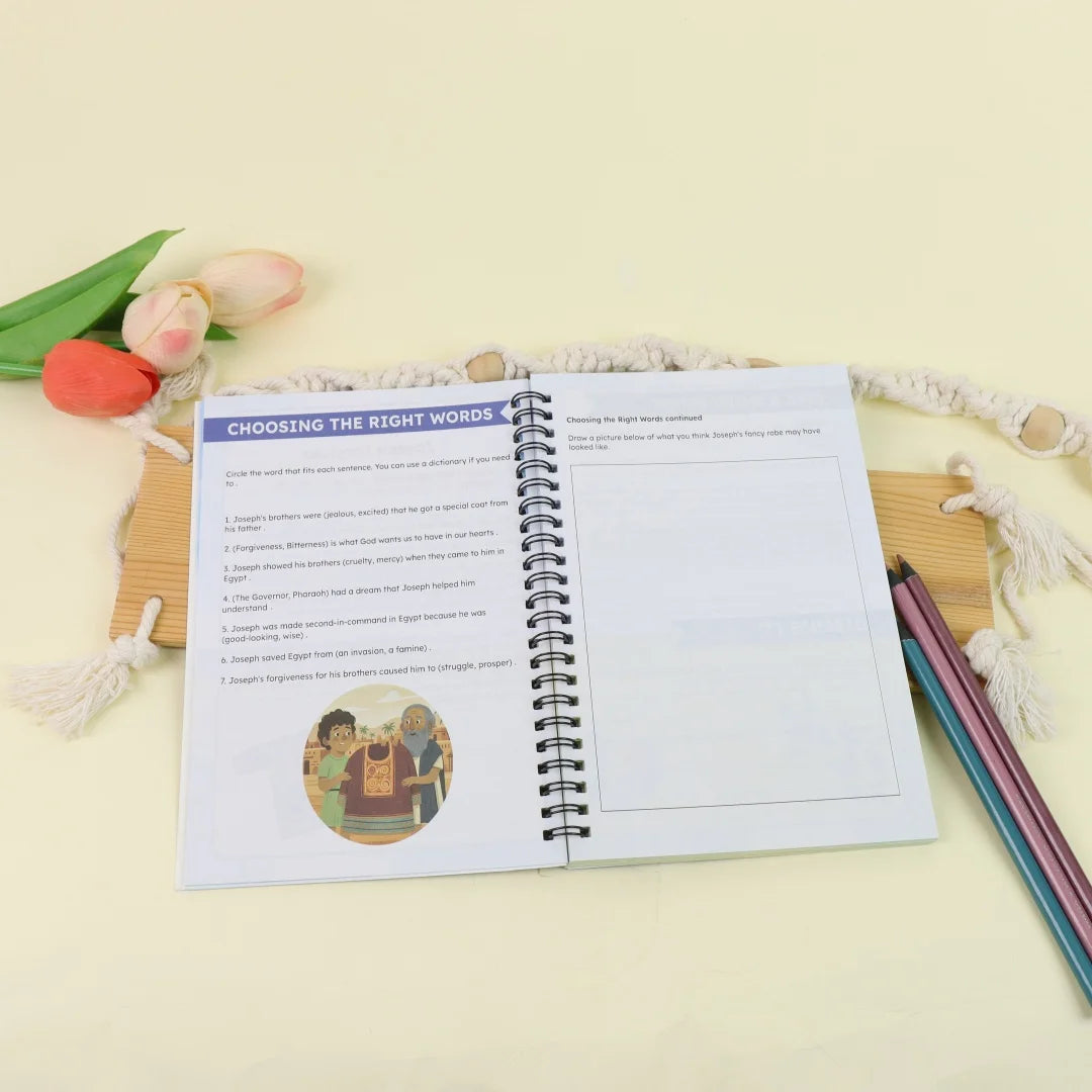 Hot selling Bible children's enlightenment learning manual: courses, activities, tests, and questions to deepen faith