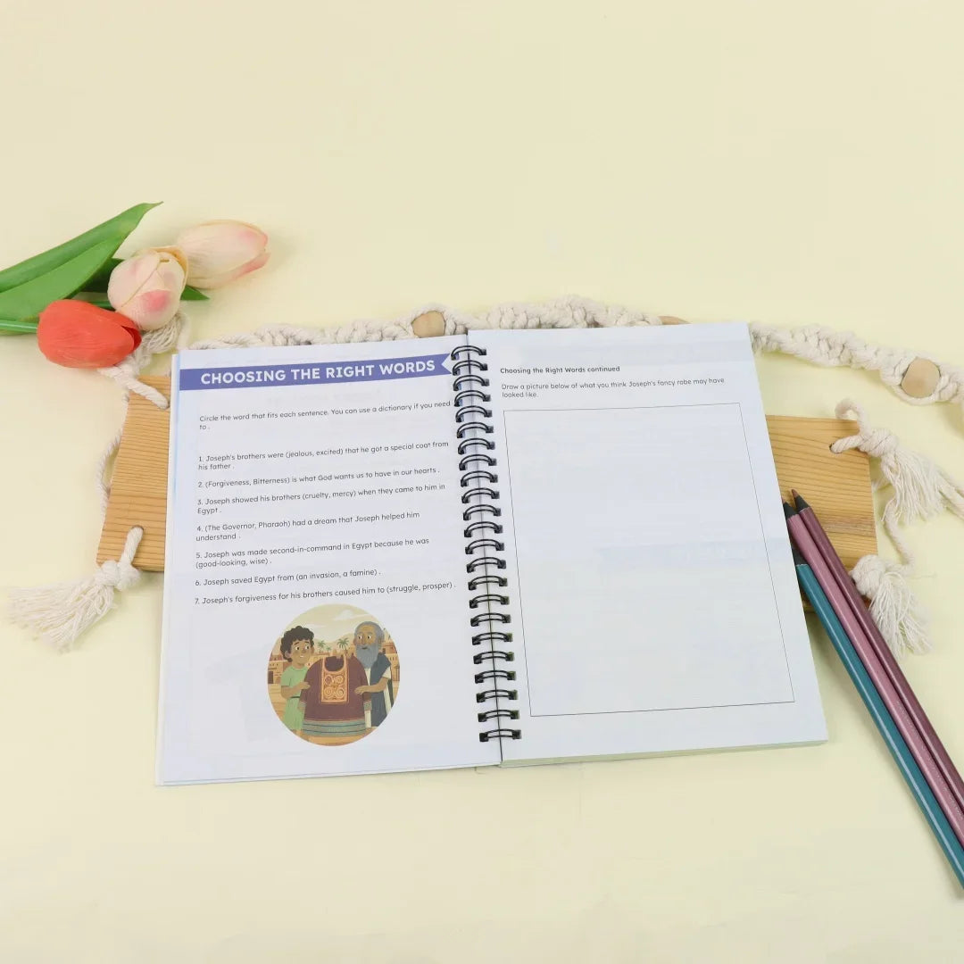 Hot selling Bible children's enlightenment learning manual: courses, activities, tests, and questions to deepen faith