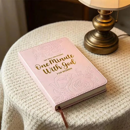 Daily Reflection Journal Set for Men Women, PU Leather Embossed Notebook, 365 Days Inspirational Diary, Portable Writing Planner