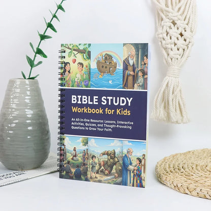 Hot selling Bible children's enlightenment learning manual: courses, activities, tests, and questions to deepen faith